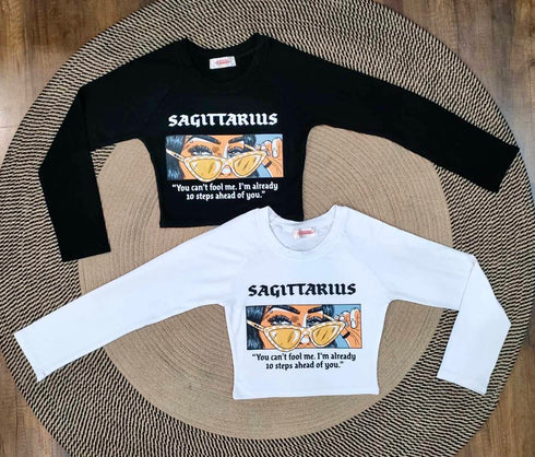 Long Sleeves Basic Printed T-Shirts